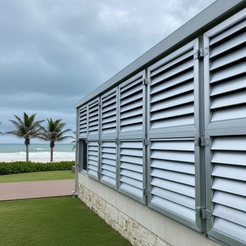Hurricane Shutter Installation in Kansas City, KS